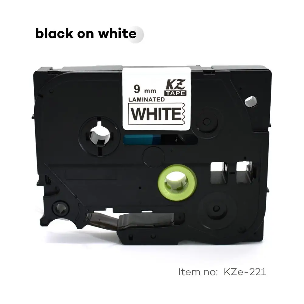 CIDY 30pcs/lot Tze 221 TZ 221 TZ221 TZE221 Black on white Laminated Strong Adhesive Label Tape Compatible for Brother P touch
CIDY 30pcs/lot Tze 221 TZ 221 TZ221 TZE221 Black on white Laminated Strong Adhesive Label Tape Compatible for Brother P touch