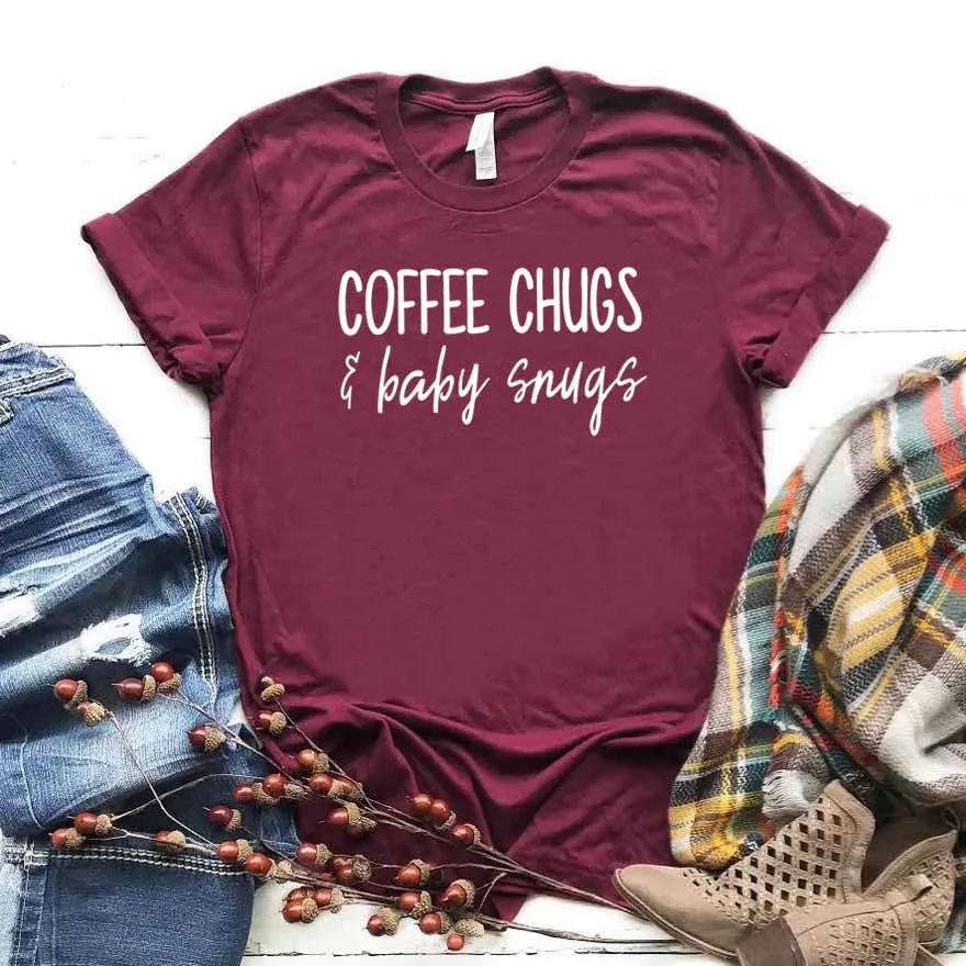 Coffee Chugs and Baby Snugs Women tshirt Cotton Casual Hipster Funny t-shirt Gift Lady Yong Girl Top Tee Drop Ship ZY-293
Coffee Chugs and Baby Snugs Women tshirt Cotton Casual Hipster Funny t-shirt Gift Lady Yong Girl Top Tee Drop Ship ZY-293