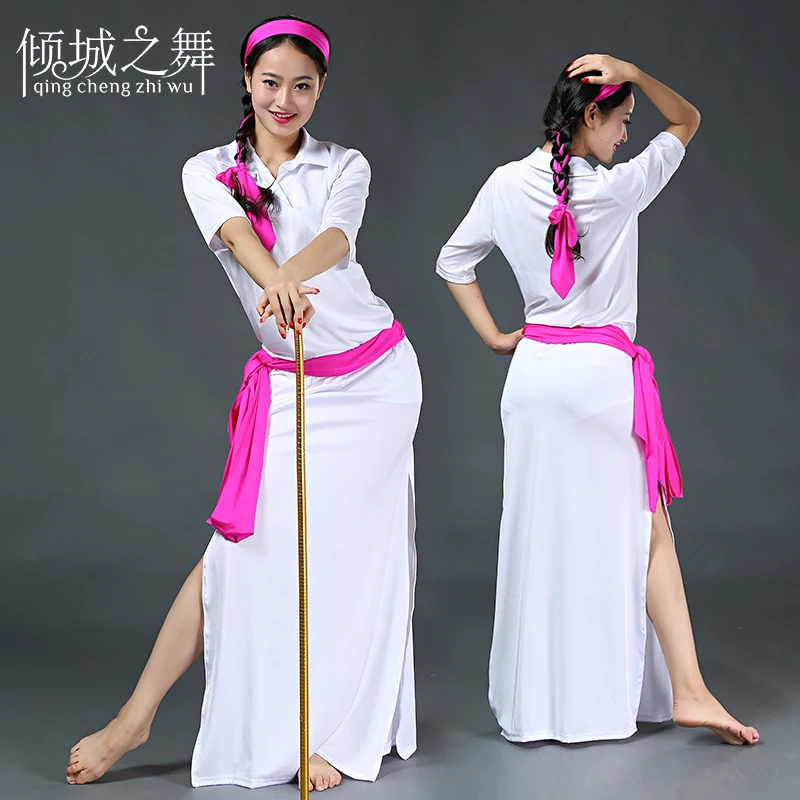ZM138 Women'S Belly Dancing Spandex Material Belly Dancer Dress Costume Set Girls Belly Dance Suit Robe + Headband + Waist Belt
ZM138 Women'S Belly Dancing Spandex Material Belly Dancer Dress Costume Set Girls Belly Dance Suit Robe + Headband + Waist Belt