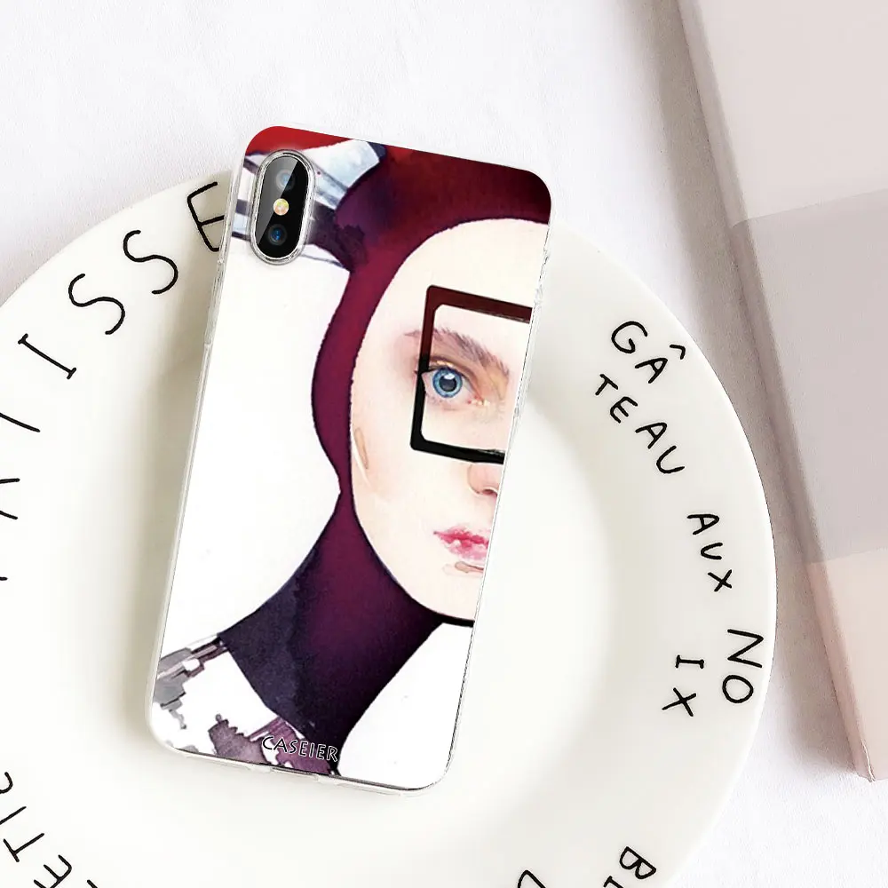 CASEIER Ultra Thin Phone Case For iPhone X 7 Plus XR XS MAX Fashion Pattern Back Covers 8 6 6S 5 5S SE Cases |