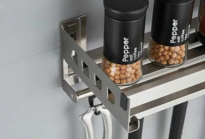 Kitchen Storage Rack Spice Cooker Shelf Wall Mounted Cooking Tool Holder Black Space Aluminum Kitchen Storage Holder Rack
Kitchen Storage Rack Spice Cooker Shelf Wall Mounted Cooking Tool Holder Black Space Aluminum Kitchen Storage Holder Rack