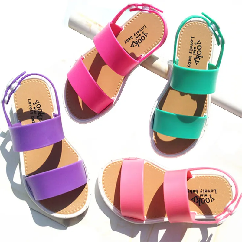 New Summer Girls Shoes Fashion European Style Sandals For Girls 3-7y Kids Rubber Sandal PVC Leather Kids Sandals
New Summer Girls Shoes Fashion European Style Sandals For Girls 3-7y Kids Rubber Sandal PVC Leather Kids Sandals