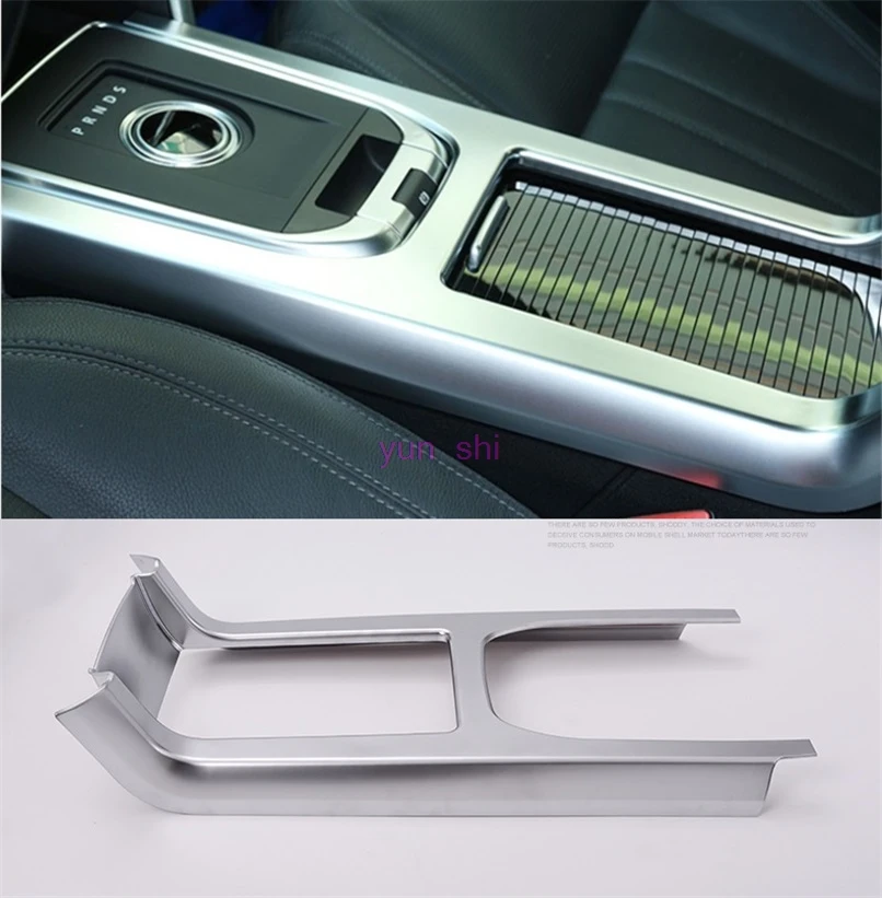 ABS Chrome Car Gear Shift Panel Trim Decoration Interior Modified Sticker Car-styling For Land Rover 2015-2019 DISCOVERY SPORT | Автомобили