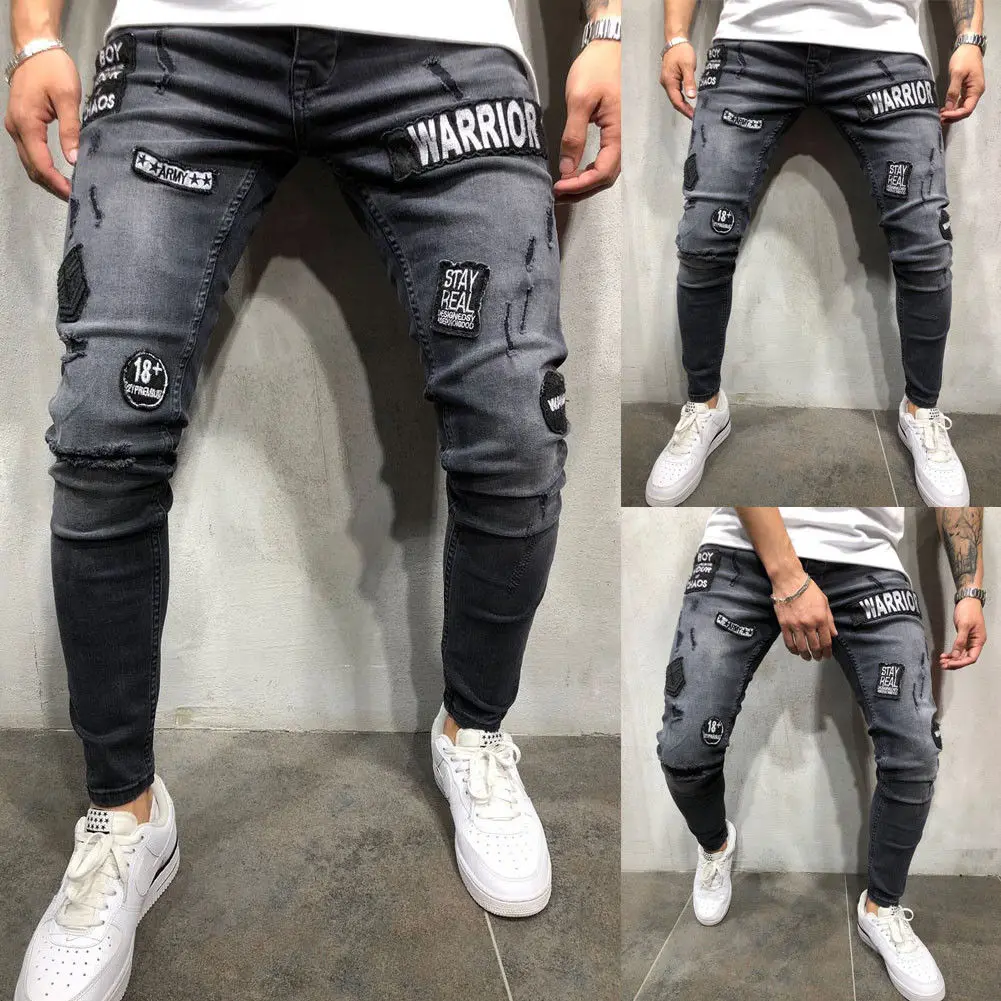 Pants 2018 New Brand Mens Fashion Skinny Stretch Hip Hop Casual Distressed Ripped Freyed Pants
Pants 2018 New Brand Mens Fashion Skinny Stretch Hip Hop Casual Distressed Ripped Freyed Pants