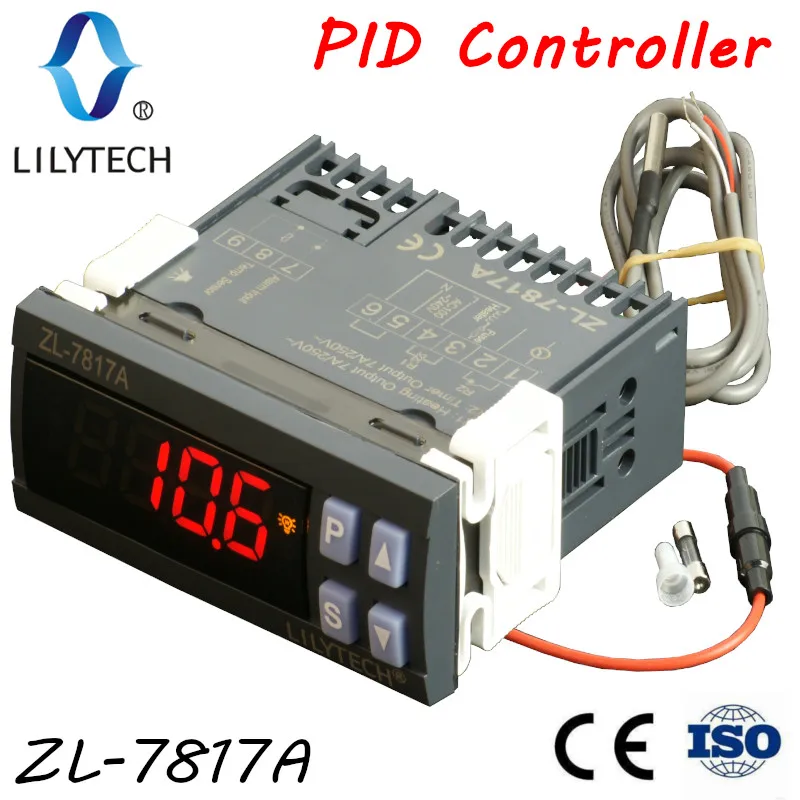 ZL-7817A, PID регулятор температуры, термостат, со встроенным SSR, 100-240Vac источник питания, CE, ISO, Lilytech
ZL-7817A, PID регулятор температуры, термостат, со встроенным SSR, 100-240Vac источник питания, CE, ISO, Lilytech