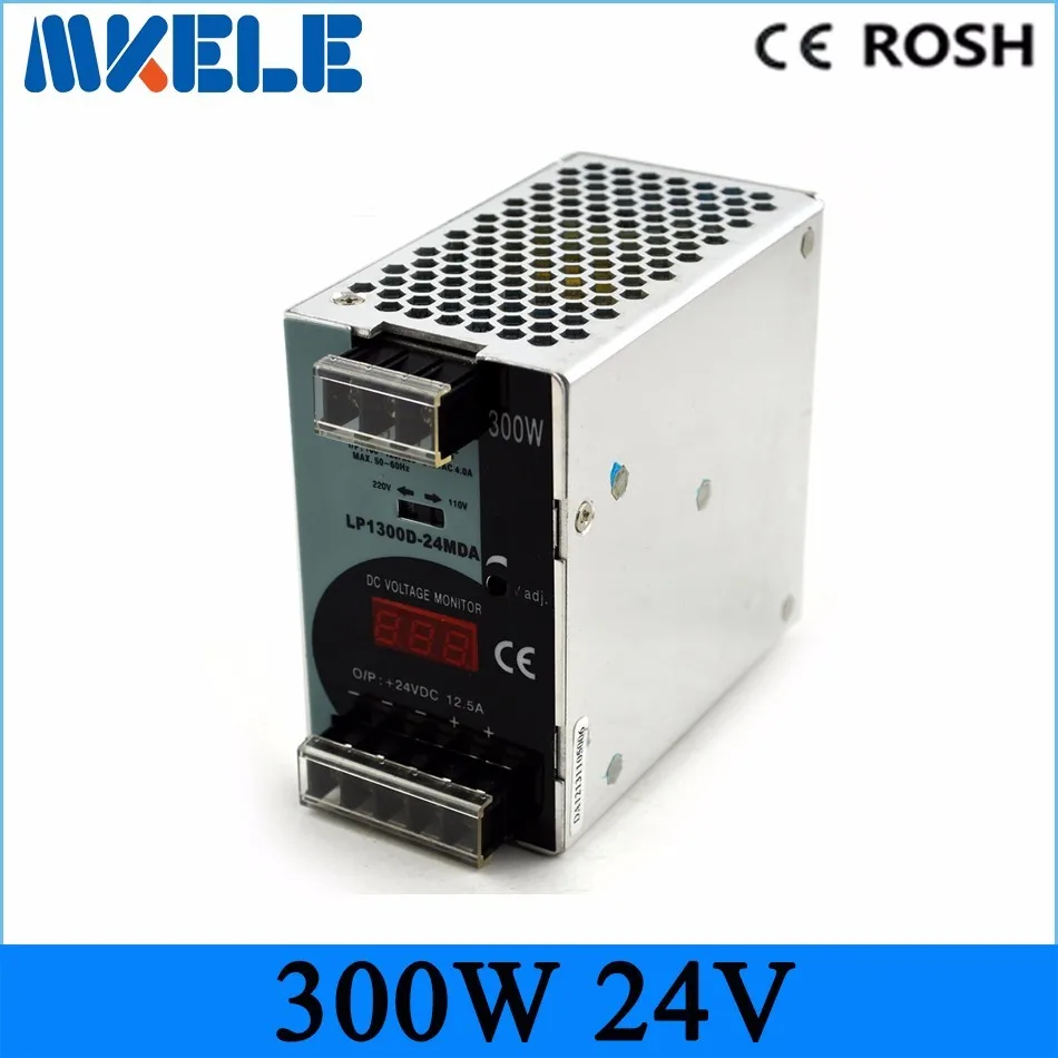 300W 24v 12.5a LP-300-24 rail din switching power supply ac-dc led driver with Digital display
300W 24v 12.5a LP-300-24 rail din switching power supply ac-dc led driver with Digital display