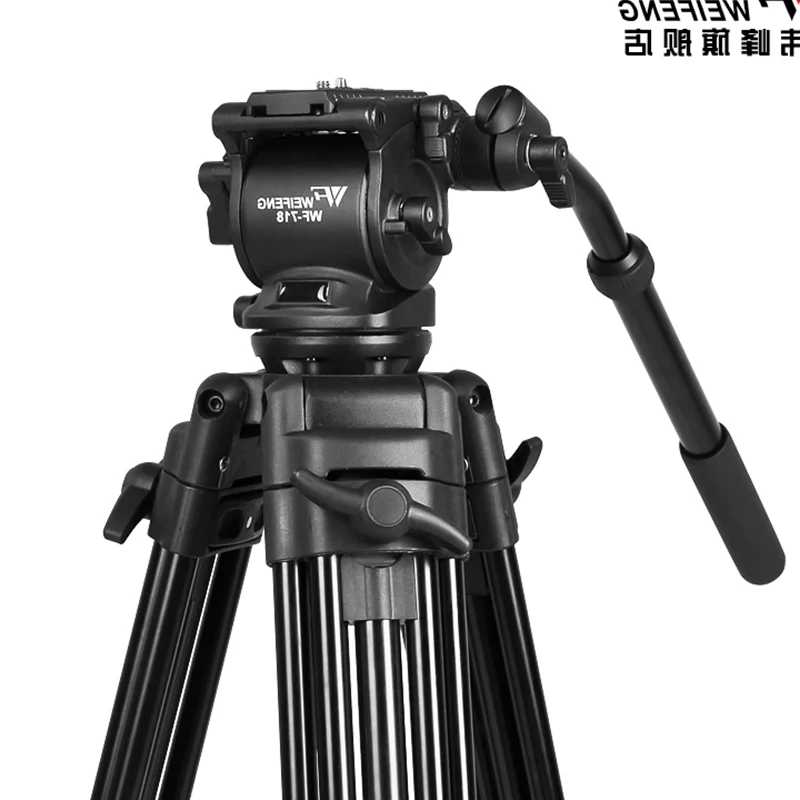 WF718 Professional Video Tripod DSLR Camera Heavy Duty Tripod with Fluid Pan Head 1.8m high Load 8kg WF-718 better than JY0508
WF718 Professional Video Tripod DSLR Camera Heavy Duty Tripod with Fluid Pan Head 1.8m high Load 8kg WF-718 better than JY0508