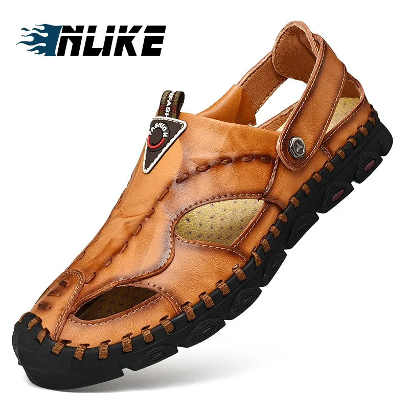Big Size Men Sandals Genuine Leather Sandals Summer Sandals Men Breathable Flat Sandals
Big Size Men Sandals Genuine Leather Sandals Summer Sandals Men Breathable Flat Sandals