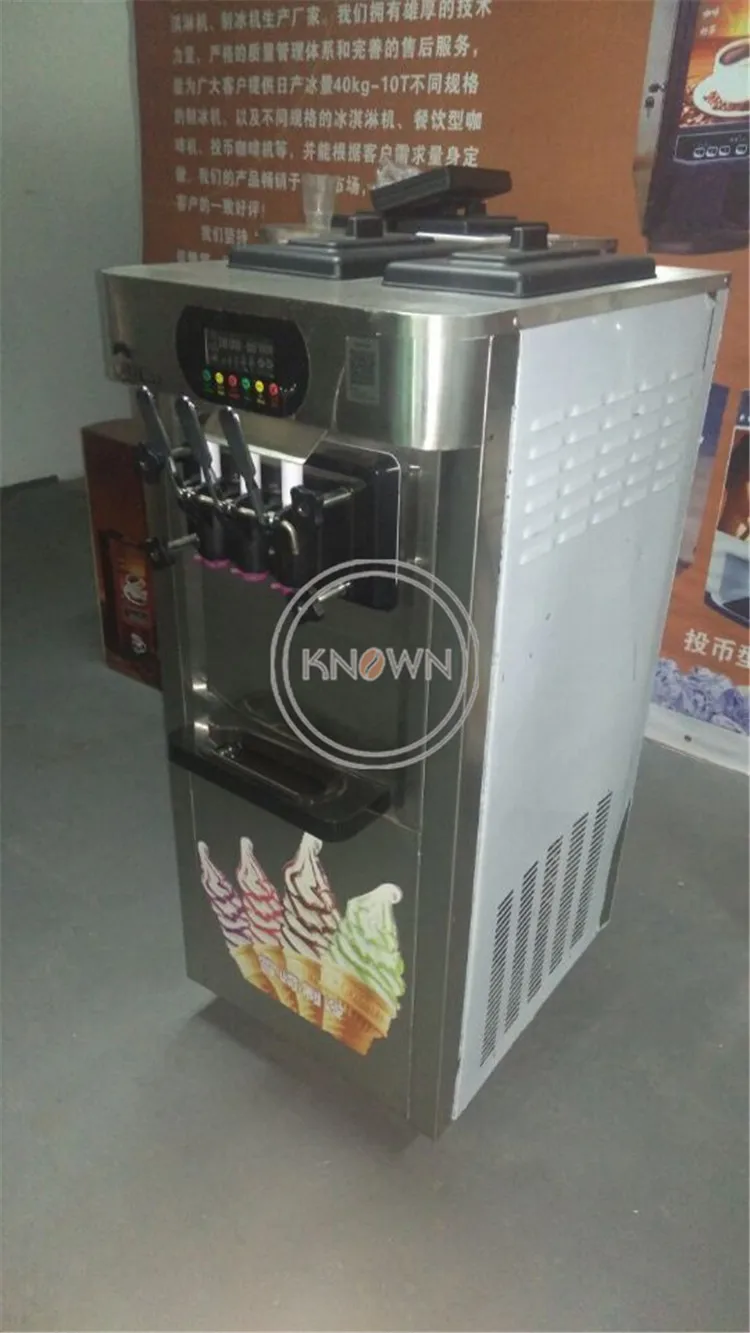 Low price but high quality 3 nozzles 25L soft serve ice cream machines 110 volt cone | Бытовая техника