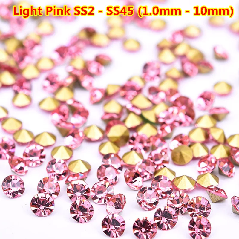 1440 шт. ss2 ss6 ss8 ss10 ss12 светильник-розовые стразы s Point Back россыпью бусины для дизайна ногтей Стразы для изготовления ювелирных изделий
1440 шт. ss2 ss6 ss8 ss10 ss12 светильник-розовые стразы s Point Back россыпью бусины для дизайна ногтей Стразы для изготовления ювелирных изделий