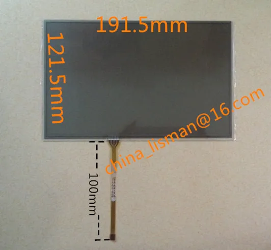 1 piece 8 inch 191*121mm 192*122mm 4 pin glass touch screen Digitizer Lens panel for car DVD player GPS navigation
1 piece 8 inch 191*121mm 192*122mm 4 pin glass touch screen Digitizer Lens panel for car DVD player GPS navigation