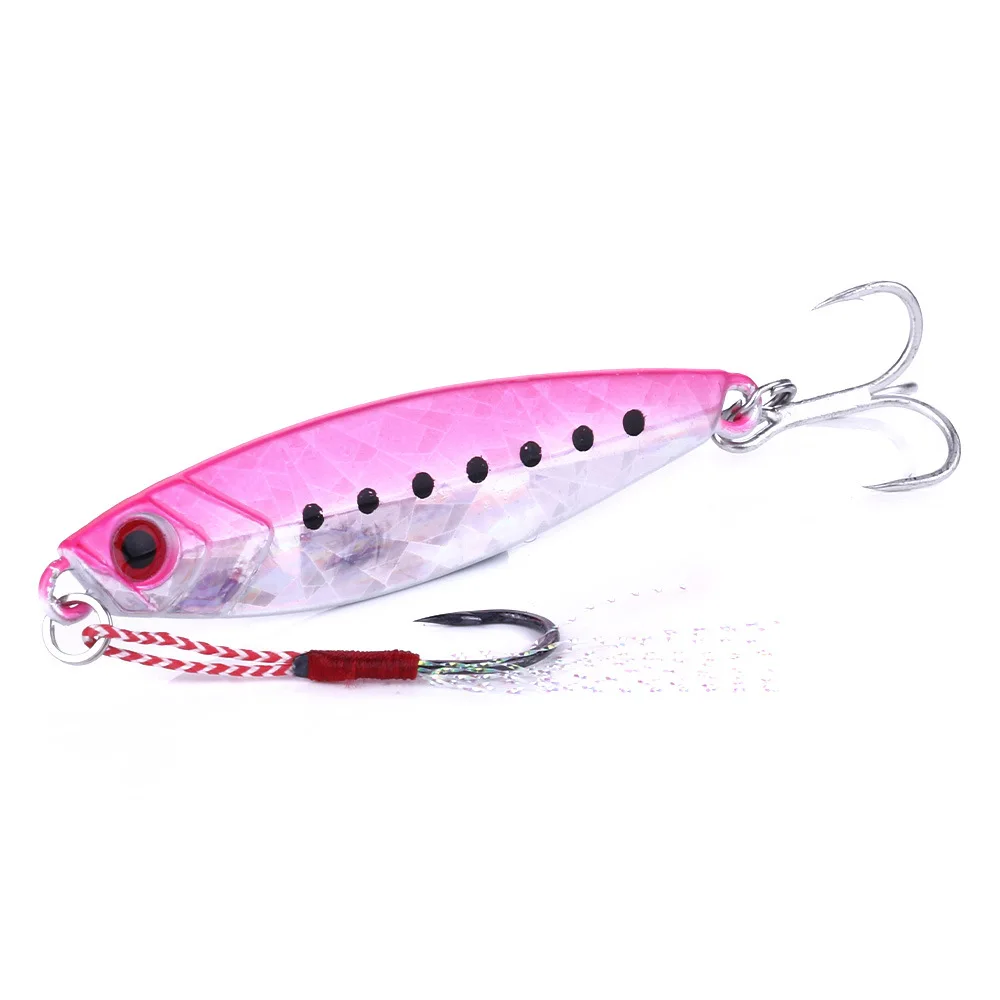 1pc/lot 30g Laser metal jig slow Sinking jig wobbler metal spoon fishing lure lead fish for carp lure pike
1pc/lot 30g Laser metal jig slow Sinking jig wobbler metal spoon fishing lure lead fish for carp lure pike