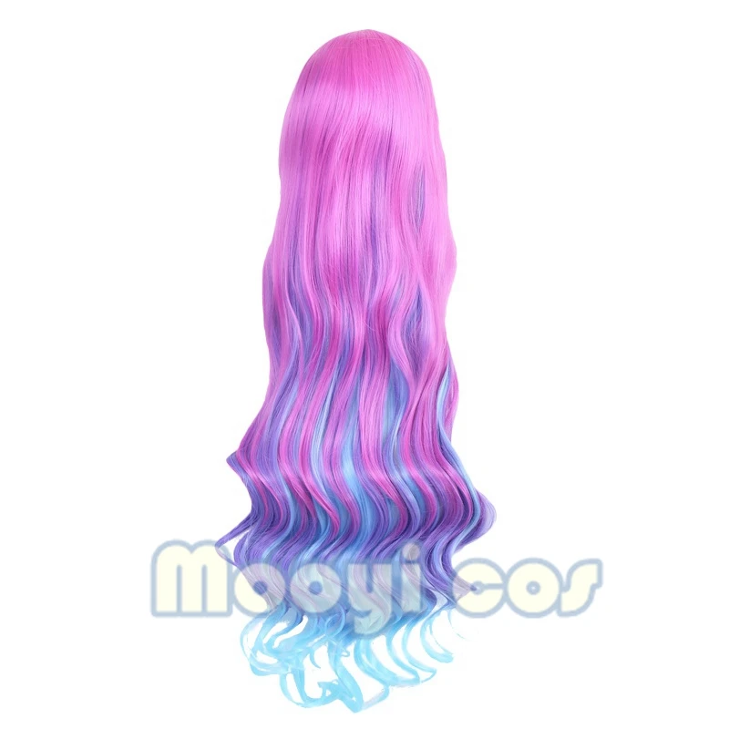 LOL Miss Fortune for Women Long Curly Wavy Cosplay Wigs 80cm Synthetic Hair Wig Red Purple Blue Gradient Multicolor Game
LOL Miss Fortune for Women Long Curly Wavy Cosplay Wigs 80cm Synthetic Hair Wig Red Purple Blue Gradient Multicolor Game
