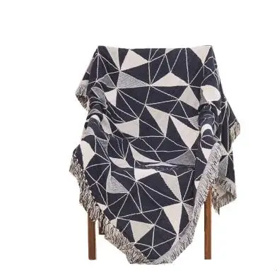 black white classical geometric cotton thread blanket double-sided knit blanket tablecloth Single sofa cover blanket
black white classical geometric cotton thread blanket double-sided knit blanket tablecloth Single sofa cover blanket