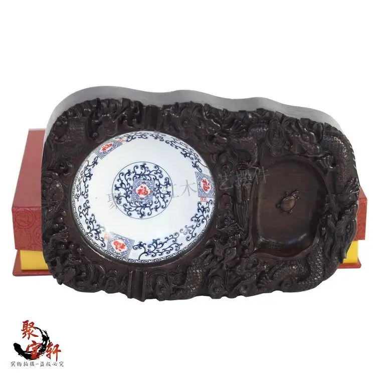 Dark blue and white porcelain catalpa wood creative ashtray Redwood carving crafts gift boxes fashionable ashtray
Dark blue and white porcelain catalpa wood creative ashtray Redwood carving crafts gift boxes fashionable ashtray