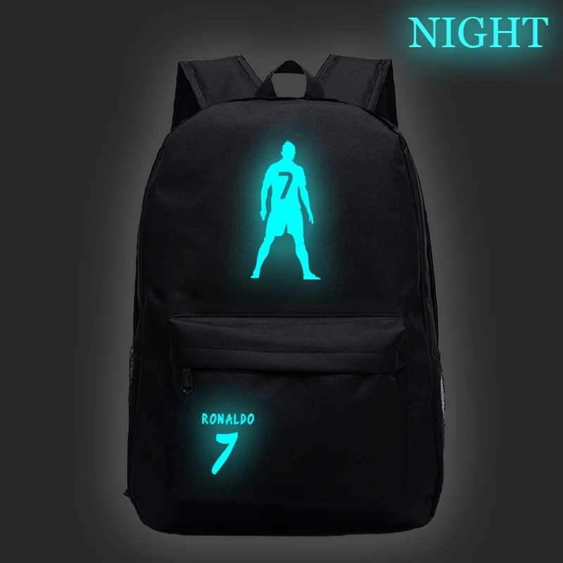 hot sale Cristiano Ronaldo CR7 Luminous Bags School Backpack fashion Night glow schoolbag Teens school bag for kids teens
hot sale Cristiano Ronaldo CR7 Luminous Bags School Backpack fashion Night glow schoolbag Teens school bag for kids teens