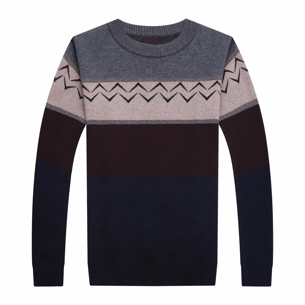 QLM1820 Korean style stripes mixed colors middle-aged knit sweater Autumn&Winter 2018 high-quality thick warm sweater men M-XXXL
QLM1820 Korean style stripes mixed colors middle-aged knit sweater Autumn&Winter 2018 high-quality thick warm sweater men M-XXXL