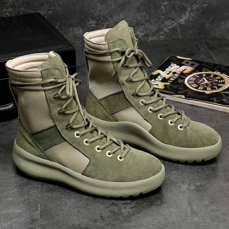 Owen Seak Men Desert Boots High-TOP Ankle Luxury Trainers Suede Leather Riding Sneaker Spring Casual Lace Up Flats Shoes Boots
Owen Seak Men Desert Boots High-TOP Ankle Luxury Trainers Suede Leather Riding Sneaker Spring Casual Lace Up Flats Shoes Boots