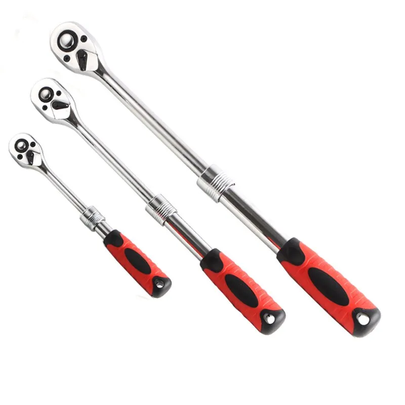 Hi-Q 1/4 Lengthened Extending Telescopic Quick Release Ratchet Socket Wrench Tool
Hi-Q 1/4 Lengthened Extending Telescopic Quick Release Ratchet Socket Wrench Tool