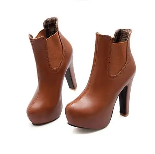 Size 31-43 New Winter Shoes Woman Fashion Round Toe PU Leather Square High Heel Solid Classic Ankle Boot Ladies Shoes
Size 31-43 New Winter Shoes Woman Fashion Round Toe PU Leather Square High Heel Solid Classic Ankle Boot Ladies Shoes