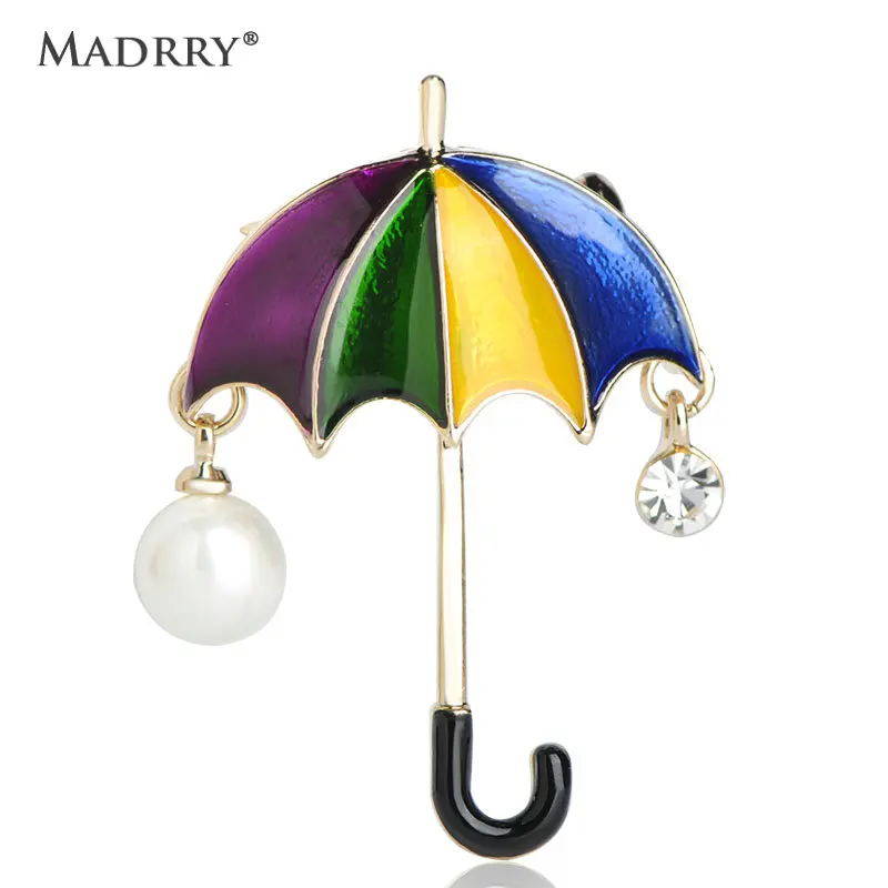 Madrry Colorful Umbrella Shape Brooches Enamel Simulated Pearl Crystal Jewelry For Women Kids Brooch Corsage Pins Accessories
Madrry Colorful Umbrella Shape Brooches Enamel Simulated Pearl Crystal Jewelry For Women Kids Brooch Corsage Pins Accessories