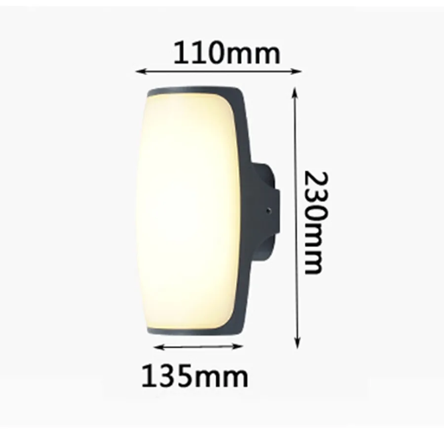 Thrisdar 12W Outdoor Balcony Exterior Wall Light Waterproof Garden Corridor Wall Lamp Villa Fence Front Door Wall Porch Light
Thrisdar 12W Outdoor Balcony Exterior Wall Light Waterproof Garden Corridor Wall Lamp Villa Fence Front Door Wall Porch Light