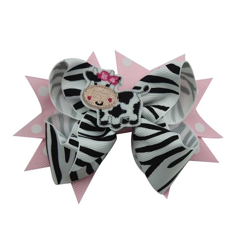 6 Inch Cartoon Calf Hairpin Zebra Stripe Handmade Hairpin Girls Bow Hair Accessories
6 Inch Cartoon Calf Hairpin Zebra Stripe Handmade Hairpin Girls Bow Hair Accessories