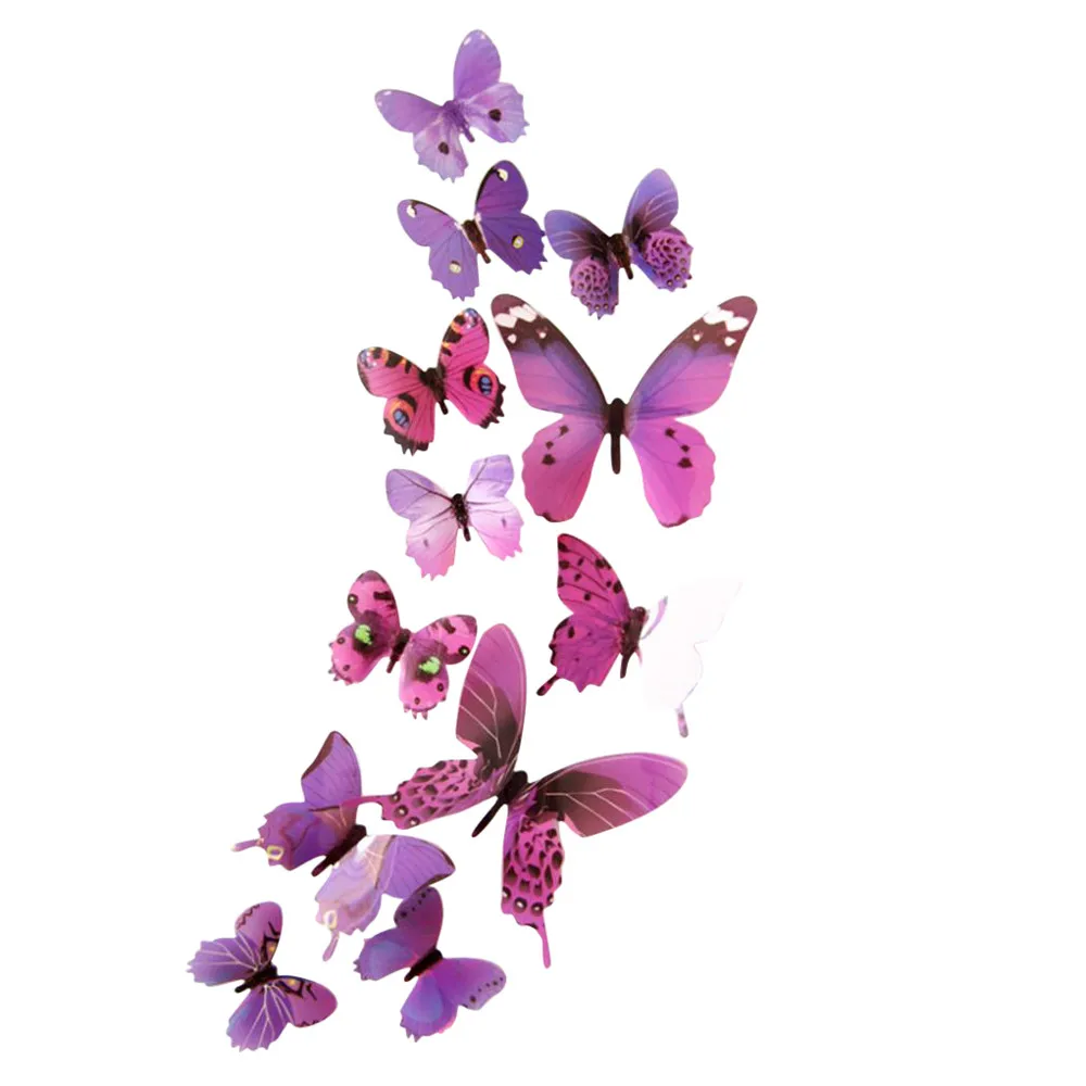 12pcs PVC Wall Stickers Home Decorations stickers 3d Butterfly wall decor cute Butterflies wall stickers decoracion pared
12pcs PVC Wall Stickers Home Decorations stickers 3d Butterfly wall decor cute Butterflies wall stickers decoracion pared