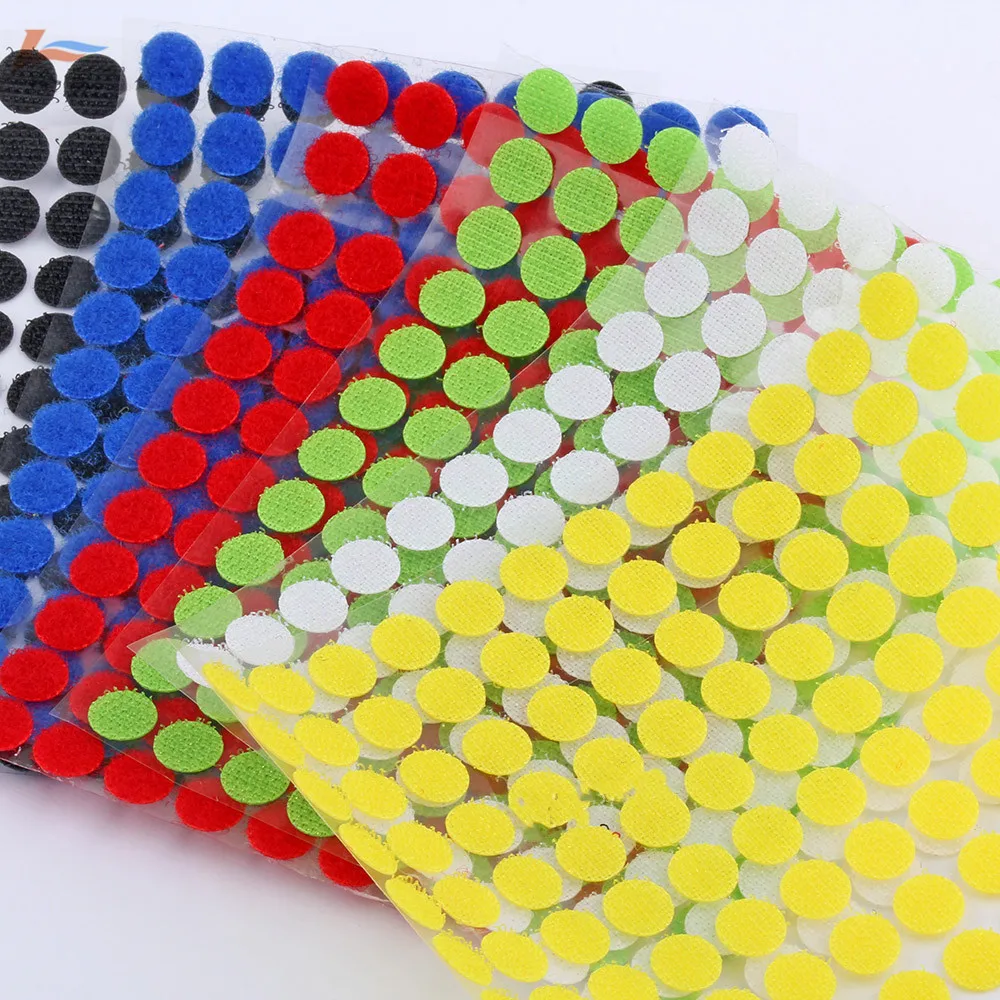 100Pair 10mm-15mm Adhesive Fastener Tape Dots Sticky Back Hook And Loop Magic Sticker Double Sided Round Self-Adhesive
100Pair 10mm-15mm Adhesive Fastener Tape Dots Sticky Back Hook And Loop Magic Sticker Double Sided Round Self-Adhesive