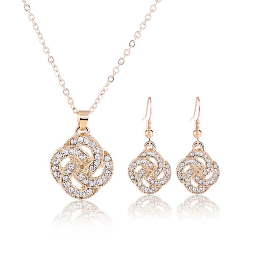 Austrian Crystal jewelry HOT Selling the newest crystal flower pendant fashion jewelry sets for women 2018
Austrian Crystal jewelry HOT Selling the newest crystal flower pendant fashion jewelry sets for women 2018