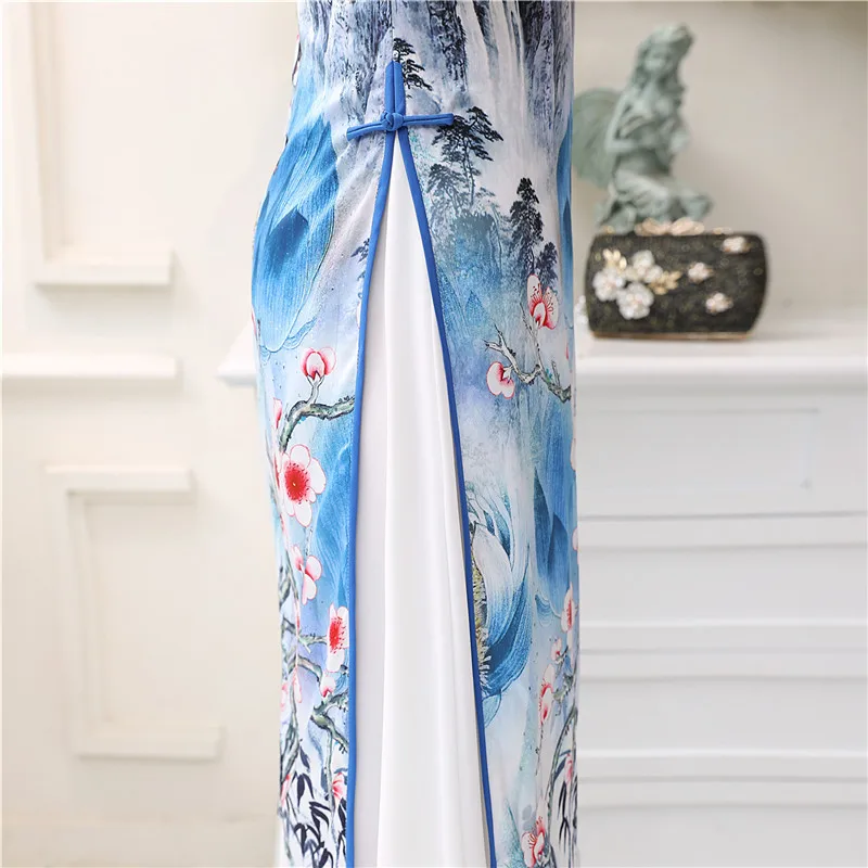 Shanghai Story Vietnam aodai Chinese traditional Clothing For Women long Qipao Chinese Oriental dress White cheongsam ao dai
Shanghai Story Vietnam aodai Chinese traditional Clothing For Women long Qipao Chinese Oriental dress White cheongsam ao dai