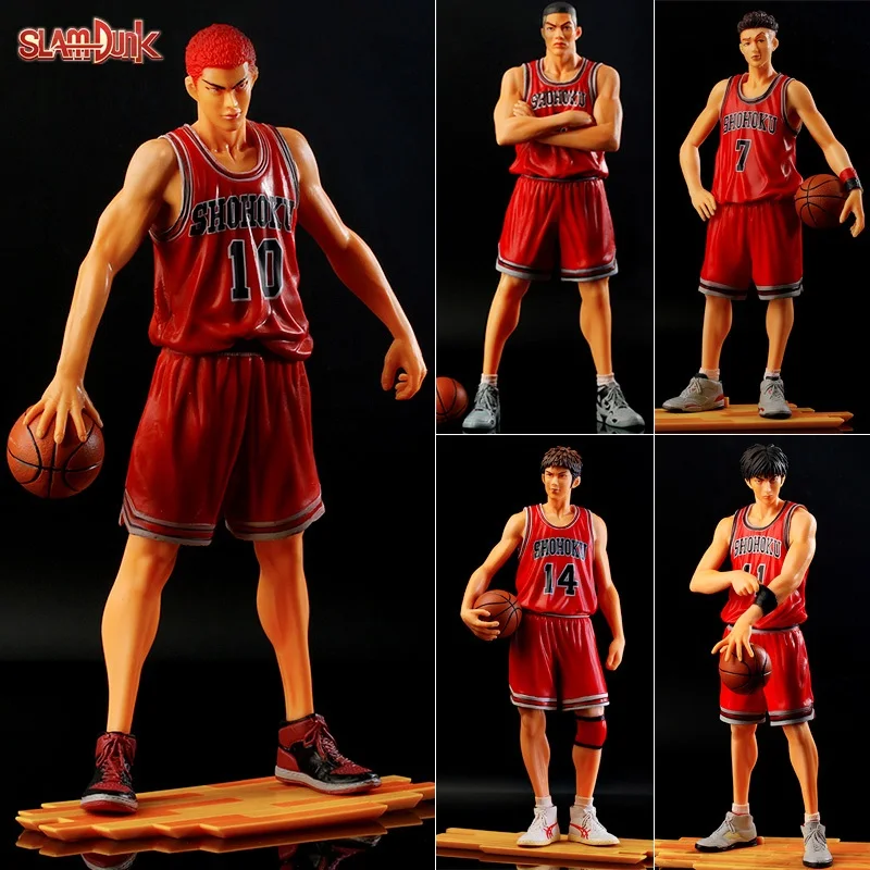 2021 NEW PVC Shohoku Slamdunk Anime Figure Miyagi Akagi Rukawa Sakuragi Mitsui SLAM DUNK action Model Toy basketball figurine
2021 NEW PVC Shohoku Slamdunk Anime Figure Miyagi Akagi Rukawa Sakuragi Mitsui SLAM DUNK action Model Toy basketball figurine
