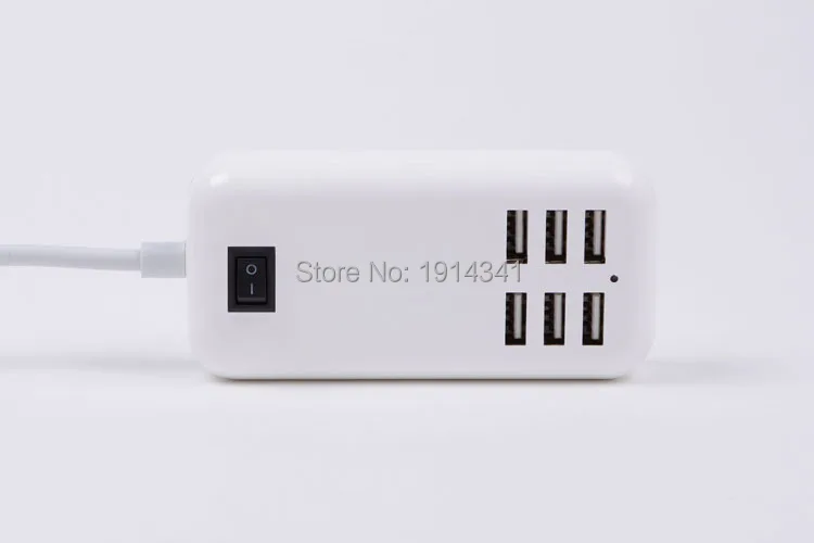 SZAICHGSI 6 портов EU US UK вилка USB Сетевое зарядное устройство для путешествий адаптер