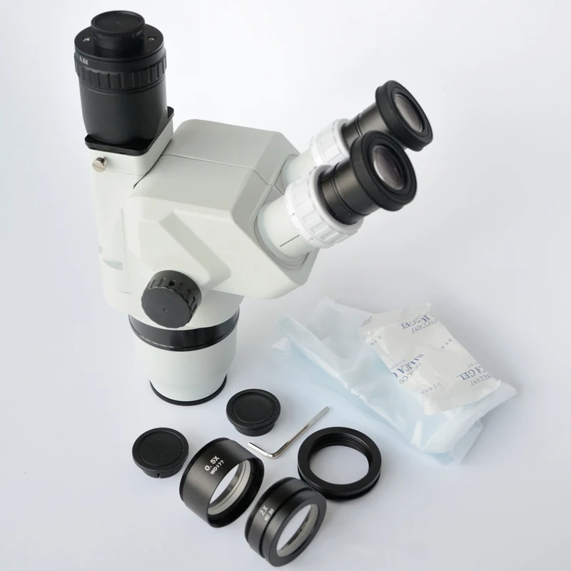Тринокулярный микроскоп FYSCOPE 3.35X 90X с конфокальным зумом SZ2.0X и SZ0.5X|microscope head|stereo