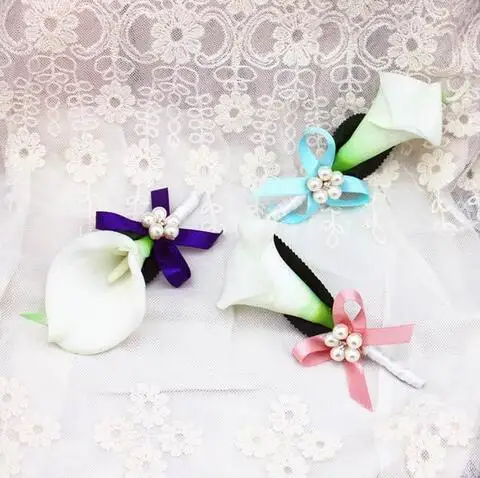 6 шт. Ручная работа в европейском стиле Calla Flower Boutonniere Flowers Groomsman, декоративные цветы для свадебной вечеринки
6 шт. Ручная работа в европейском стиле Calla Flower Boutonniere Flowers Groomsman, декоративные цветы для свадебной вечеринки