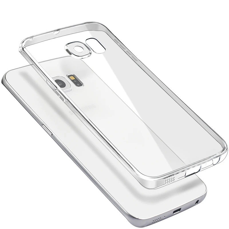 Прозрачный тонкий мягкий чехол из ТПУ для Samsung Galaxy A3 A5 7 2015 E5 C5 J1 2 J3 J5 2016 S3 4 5 S7 S6 edge plus
