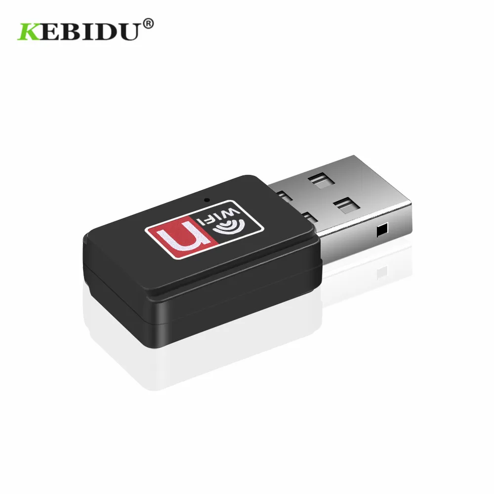 KEBIDU 150Mbps Mini Wifi Adapter USB Wi-fi Dongle 2.4G 802.11g/b/n Wireless PC LAN Network Card Wi Fi USB Receiver For Laptop
KEBIDU 150Mbps Mini Wifi Adapter USB Wi-fi Dongle 2.4G 802.11g/b/n Wireless PC LAN Network Card Wi Fi USB Receiver For Laptop