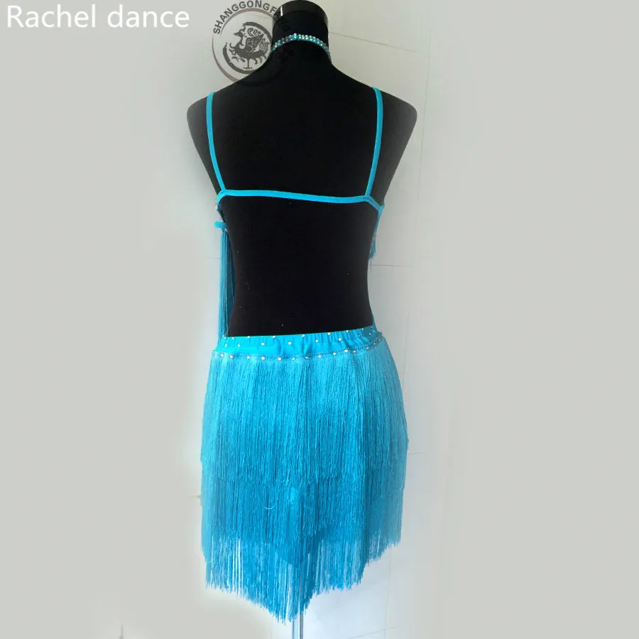 2017 Fringe Latin Dance Dress Girl V-Collar Back-Opening Sleeveless Samba Ballroom Tango Dance Clothing Tassel Latin Dance Dress
2017 Fringe Latin Dance Dress Girl V-Collar Back-Opening Sleeveless Samba Ballroom Tango Dance Clothing Tassel Latin Dance Dress