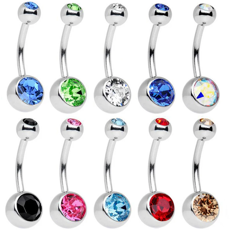 10pcs/lot Piercing Navel Surgical Steel Crystal Glow in Dark Belly Button Rings Navel Piercing Ombligo Nombril Body Jewelry
10pcs/lot Piercing Navel Surgical Steel Crystal Glow in Dark Belly Button Rings Navel Piercing Ombligo Nombril Body Jewelry
