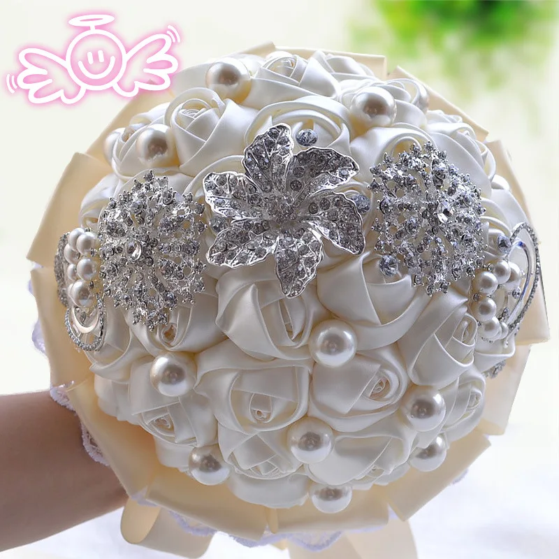 Elegant Customized Bridal Wedding Bouquet With Pearl Beaded Brooch And Silk Roses,Romantic Wedding Colorful Bride 's Bouquet
Elegant Customized Bridal Wedding Bouquet With Pearl Beaded Brooch And Silk Roses,Romantic Wedding Colorful Bride 's Bouquet