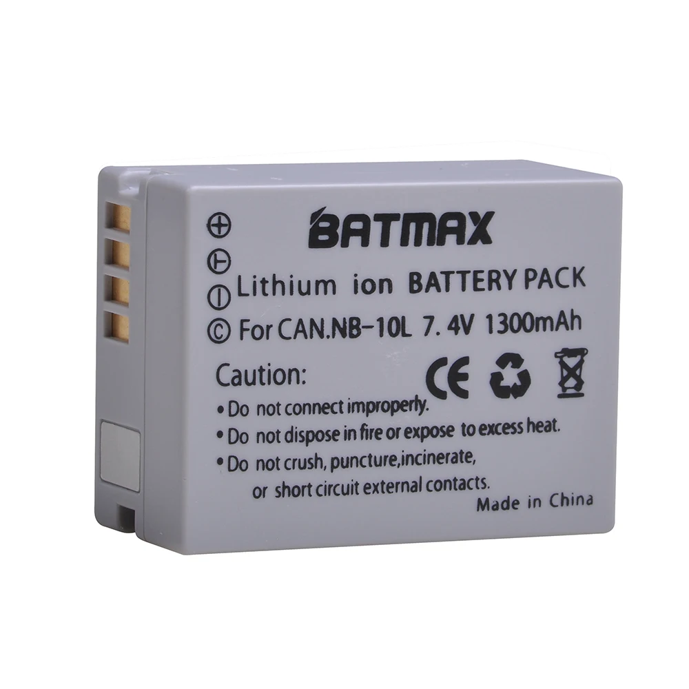 7.4V 1300mAh NB-10L NB 10L Camera Battery for Canon SX40 HS SX40HS SX50 HS SX50HS G1 X G1X G15 G16 SX60 HS G3X Camera Batteries
7.4V 1300mAh NB-10L NB 10L Camera Battery for Canon SX40 HS SX40HS SX50 HS SX50HS G1 X G1X G15 G16 SX60 HS G3X Camera Batteries