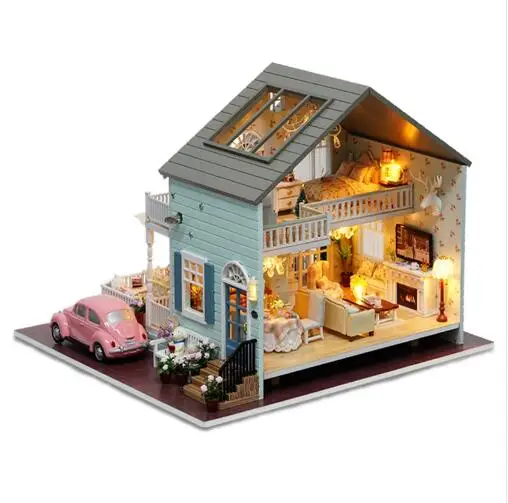Handmake Queens Town DIY Dollhouse Room Miniature Model With Light Music Collection Xmas Birthday Party Gift for Adult and Kids
Handmake Queens Town DIY Dollhouse Room Miniature Model With Light Music Collection Xmas Birthday Party Gift for Adult and Kids
