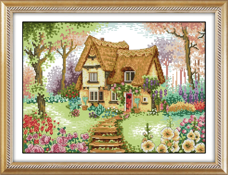 Набор для вышивки крестиком Dream house, Набор для вышивки крестиком с рисунком сказочного рисунка 14CT DMC
Набор для вышивки крестиком Dream house, Набор для вышивки крестиком с рисунком сказочного рисунка 14CT DMC