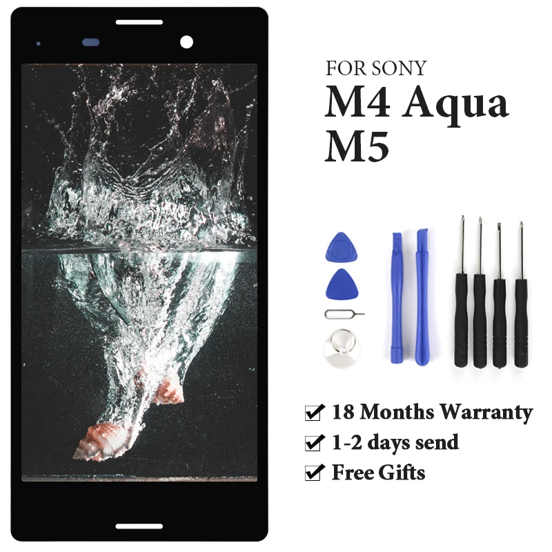Для Sony Xperia M5 e5603 e5606 e5653 ЖК дисплей для M4 Aqua E2303 E2333 сменный сенсорный экран Запасные