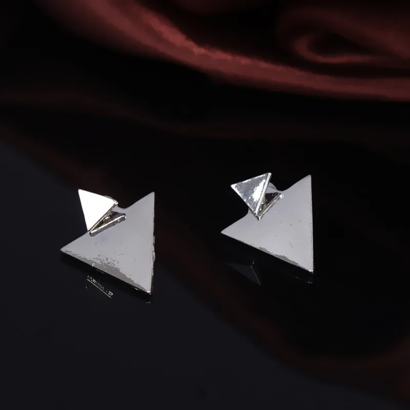 triangle earrings double sided earrings for women fashion jewelry aros brincos boucle d'oreille metal stud earing
triangle earrings double sided earrings for women fashion jewelry aros brincos boucle d'oreille metal stud earing