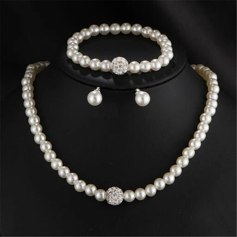 ZOSHI Sliver Color Simulated Pearl Jewelry Sets For Women Vintage Necklace Crystal Earrings Bracelet Party Wedding Accessories
ZOSHI Sliver Color Simulated Pearl Jewelry Sets For Women Vintage Necklace Crystal Earrings Bracelet Party Wedding Accessories