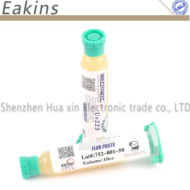 2pcs/lot MECHANIC Advanced Repair Tool Solder Soldering Paste 10cc Flux Grease RMA-223
2pcs/lot MECHANIC Advanced Repair Tool Solder Soldering Paste 10cc Flux Grease RMA-223