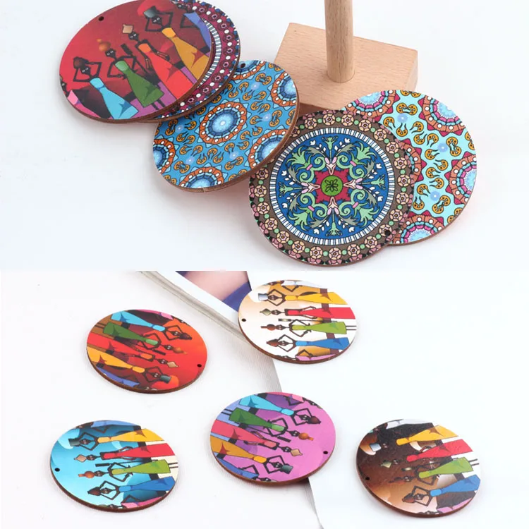 30pcs/lot color Pattern printing Perforated wood round shape charms diy jewelry earring/necklace/bracelet pendants accessory
30pcs/lot color Pattern printing Perforated wood round shape charms diy jewelry earring/necklace/bracelet pendants accessory