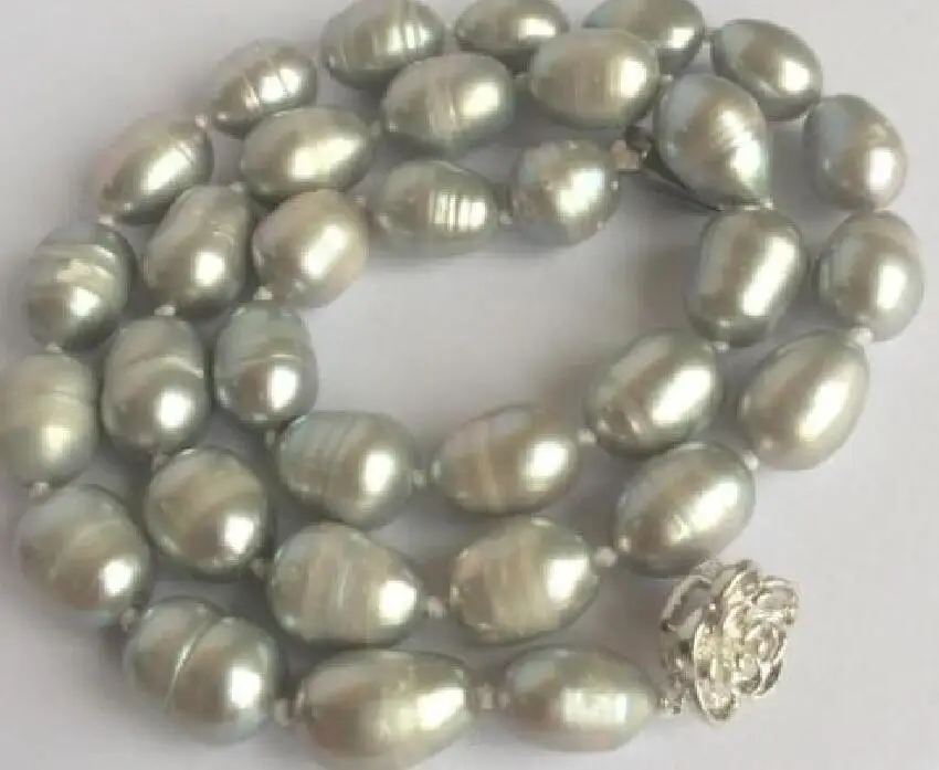 mujer Women Gift word Love >>>>>New 10-15mm NATURAL BAROQUE gray freshwater cultured pearl necklace 18" Fine moda
mujer Women Gift word Love >>>>>New 10-15mm NATURAL BAROQUE gray freshwater cultured pearl necklace 18" Fine moda