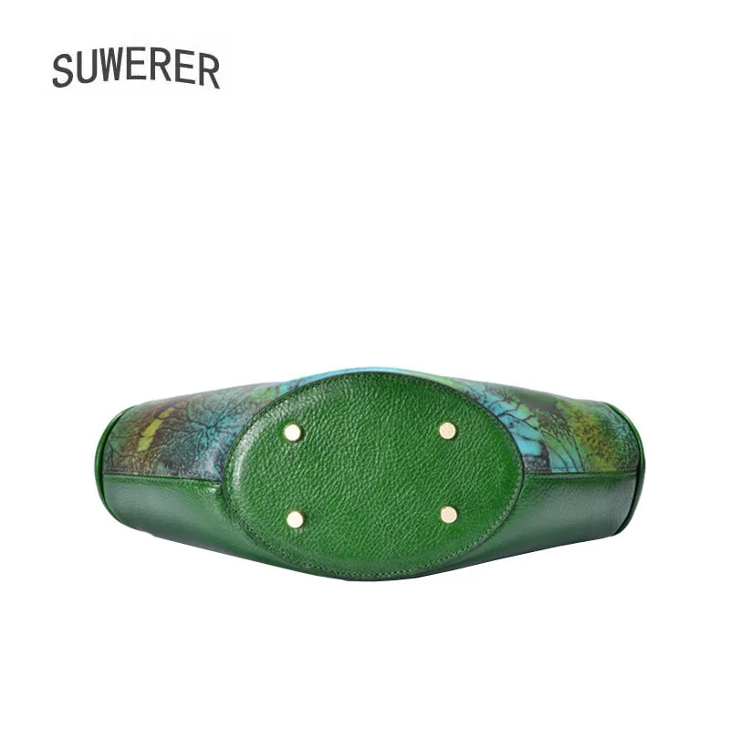 SUWERER 2019 New women genuine leather bag Fashion top Cowhide women tote handbags designer women bags schoudertas dames
SUWERER 2019 New women genuine leather bag Fashion top Cowhide women tote handbags designer women bags schoudertas dames